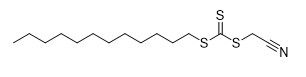 Cyanomethyl Dodecyl Trithiocarbonate RAFT Reagent CAS 796045-97-1 C15H27NS3 97%